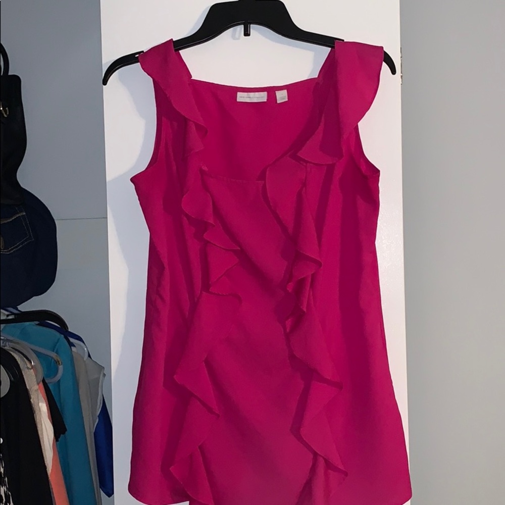 Dressy pink blouse